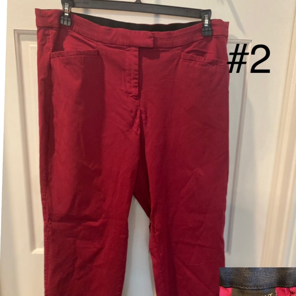 Lane Bryant Burgundy Pants